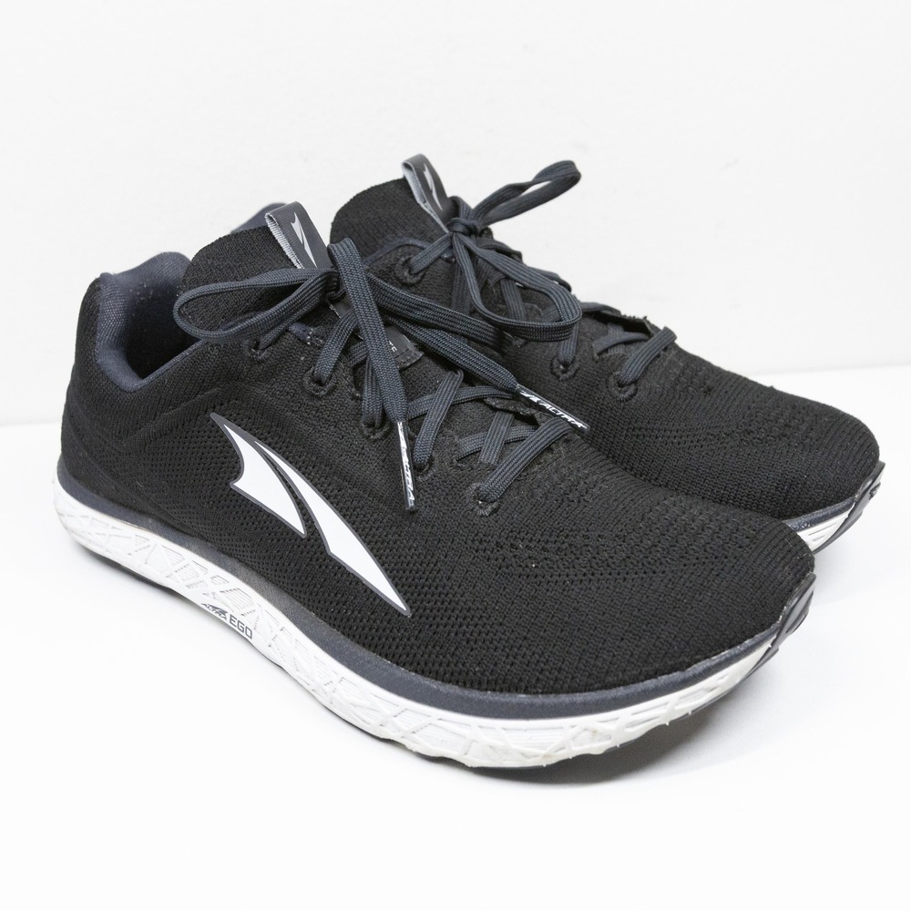 ALTRA Escalante 4 Knit Zero Drop Running Sneakers Black White Womens Sz 7.5
